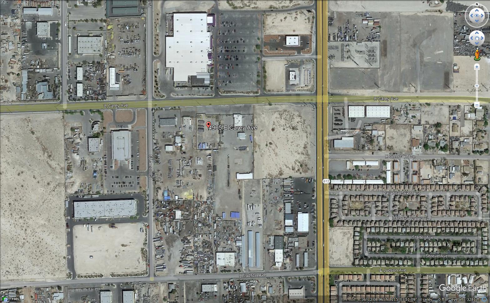 Warehouse 4905 and 4945 E. Carey Ave Las Vegas, NV 89115: Image 1